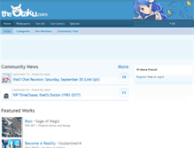 Tablet Screenshot of guru.theotaku.com